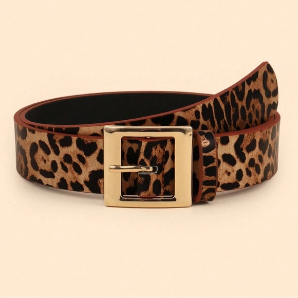 3 Vegan Leather high waist belts dress gold hardware - Picture 14 of 15